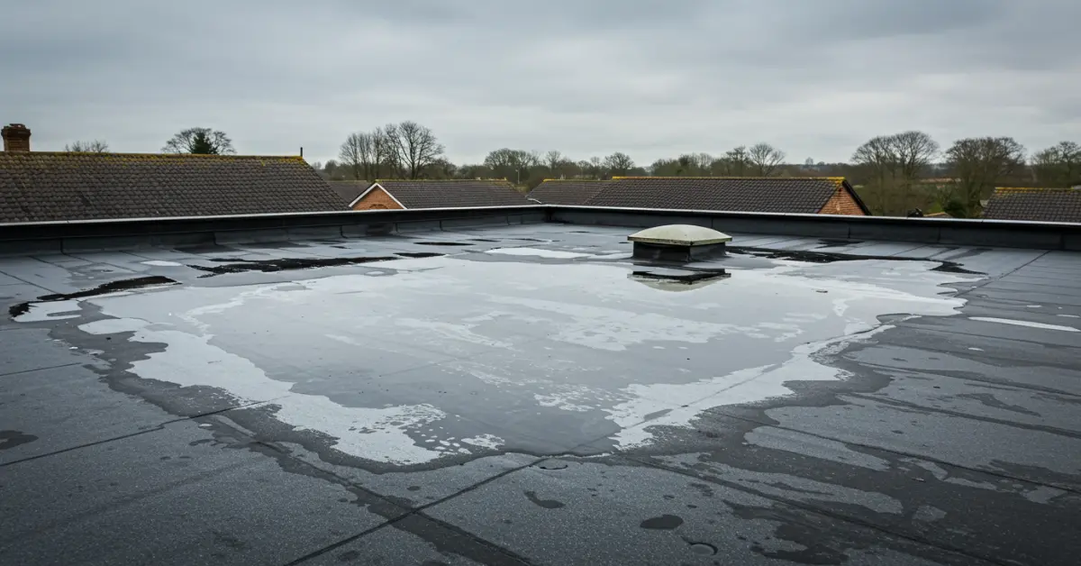9 Common Flat Roof Problems Every Lewisham Homeowner Should Know 2 Flat Roof Problem