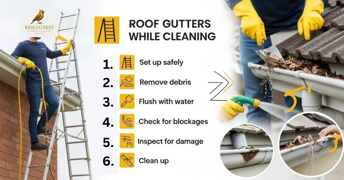 Step-by-Step Roof Gutter Cleaning